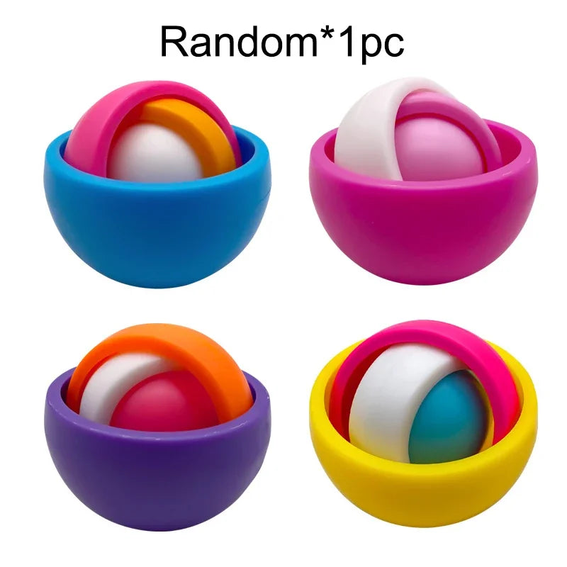 3D Fidget Gyro Bal – Sensorisch Speelgoed voor Kinderen & Volwassenen