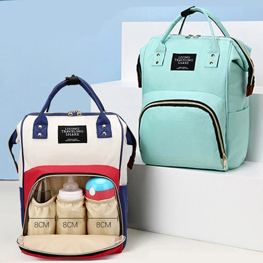 Grote Canvas Luiertas – Multifunctionele Mammy Bag met Thermovak