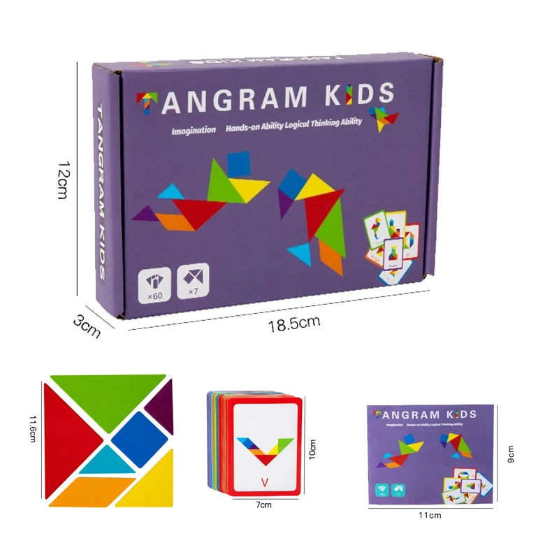 3D Houten Dieren Puzzel – Montessori Speelgoed