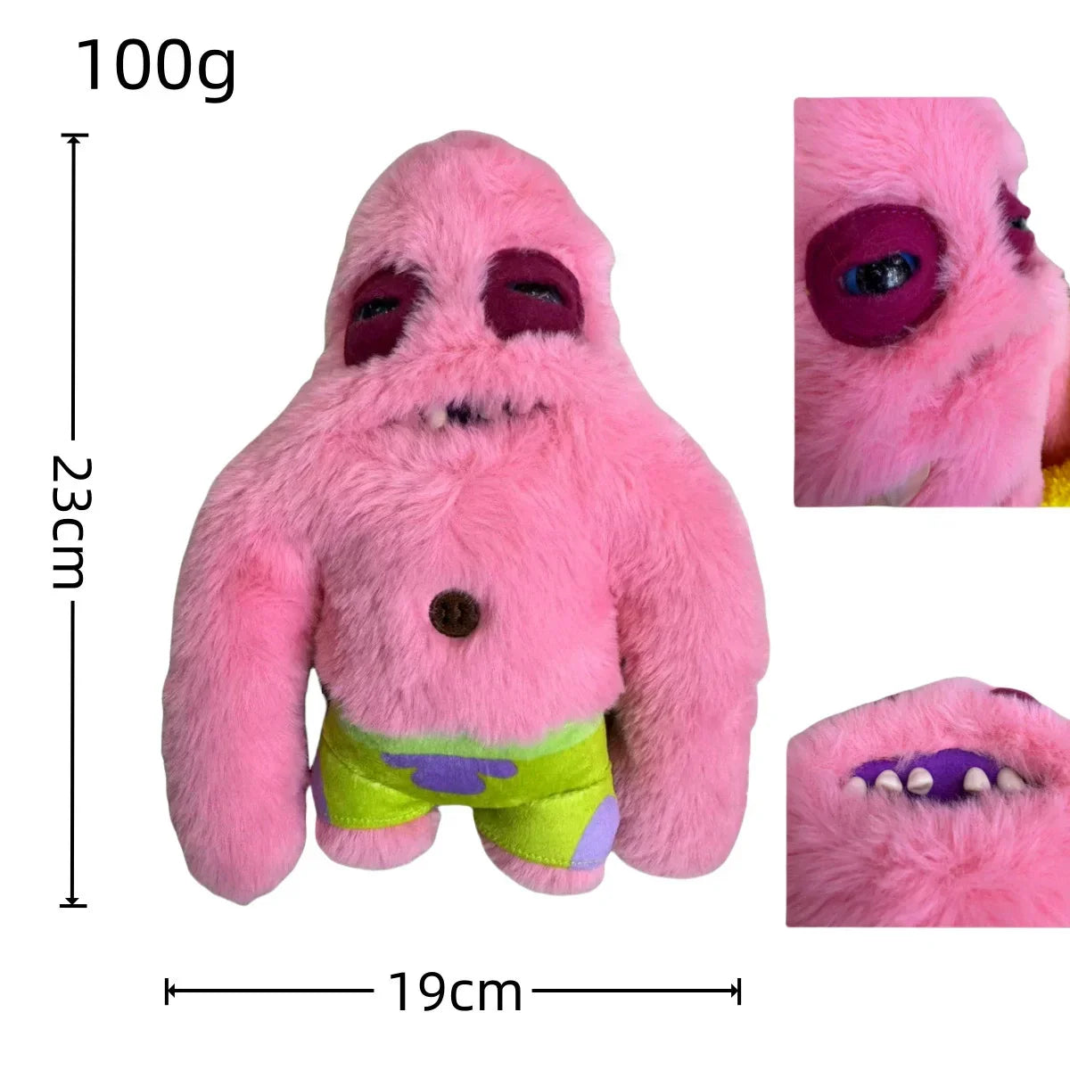 Fuggler SpongeBob & Patrick Knuffel 22cm Grappig Monster Pluche Speelgoed