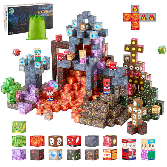 Magnetische Bouwblokken 100/150 stuks – STEM & Montessori Speelgoed voor Kinderen