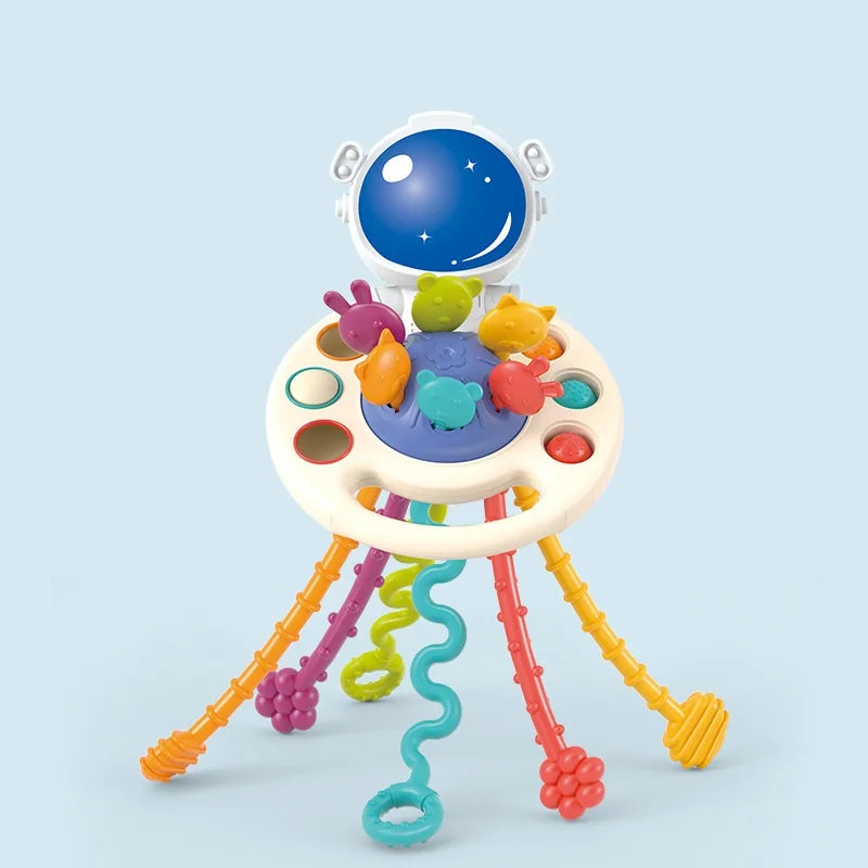 Sensorisch Trekkoord Speeltje – Montessori Baby Speelgoed 0–6 Jaar