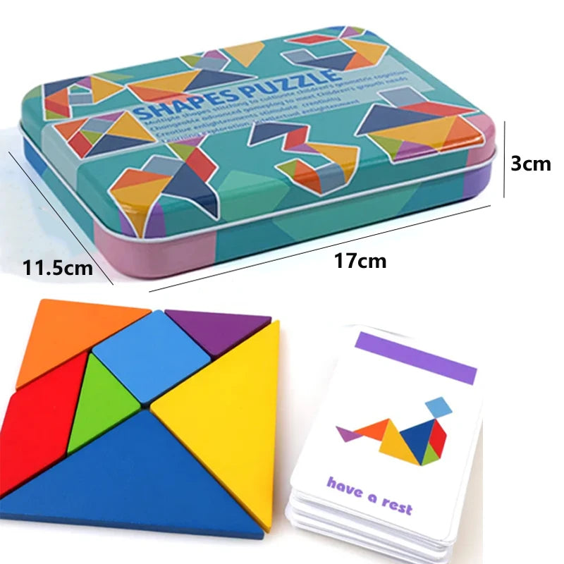 3D Houten Dieren Puzzel – Montessori Speelgoed