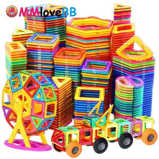 Grote Magnetische Bouwblokken – 84, 119 of 168 stuks | STEM Bouwspeelgoed 4-12 jaar