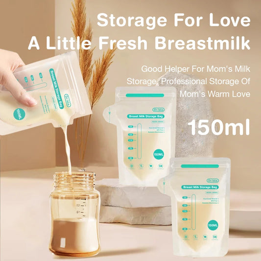 Moedermelk Bewaarzakjes BPA-vrij – 150ml of 250ml (10 of 30 stuks)