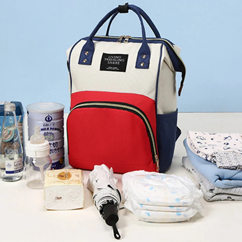 Grote Canvas Luiertas – Multifunctionele Mammy Bag met Thermovak