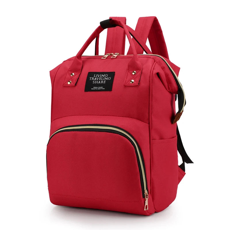 Grote Canvas Luiertas – Multifunctionele Mammy Bag met Thermovak