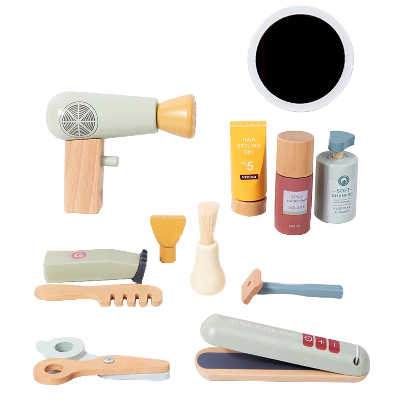 Houten Kapsalon & Make-up Speelset