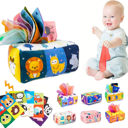 Montessori Tissue Box Speelgoed voor Baby's
