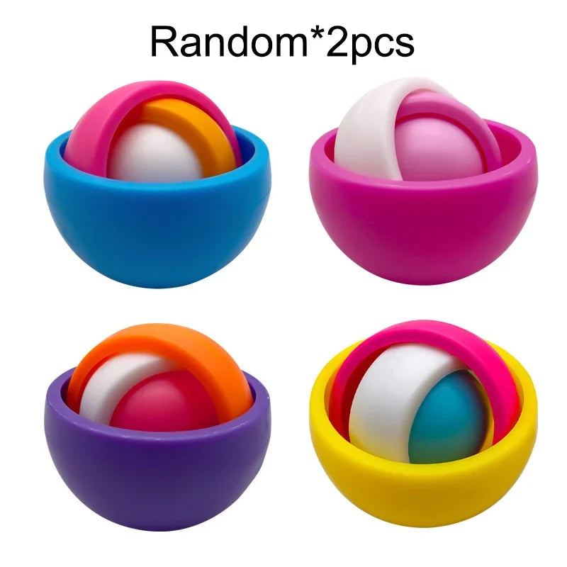 3D Fidget Gyro Bal – Sensorisch Speelgoed voor Kinderen & Volwassenen