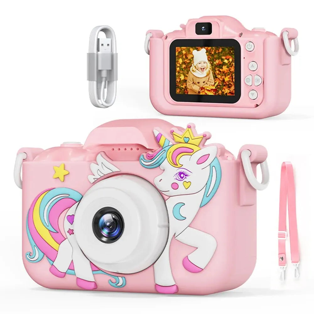 Digitale Kindercamera 1080P HD – Dual Camera met Spelletjes voor Kinderen