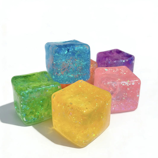 IJsblokje Fidget Squeeze Toy Stressbal