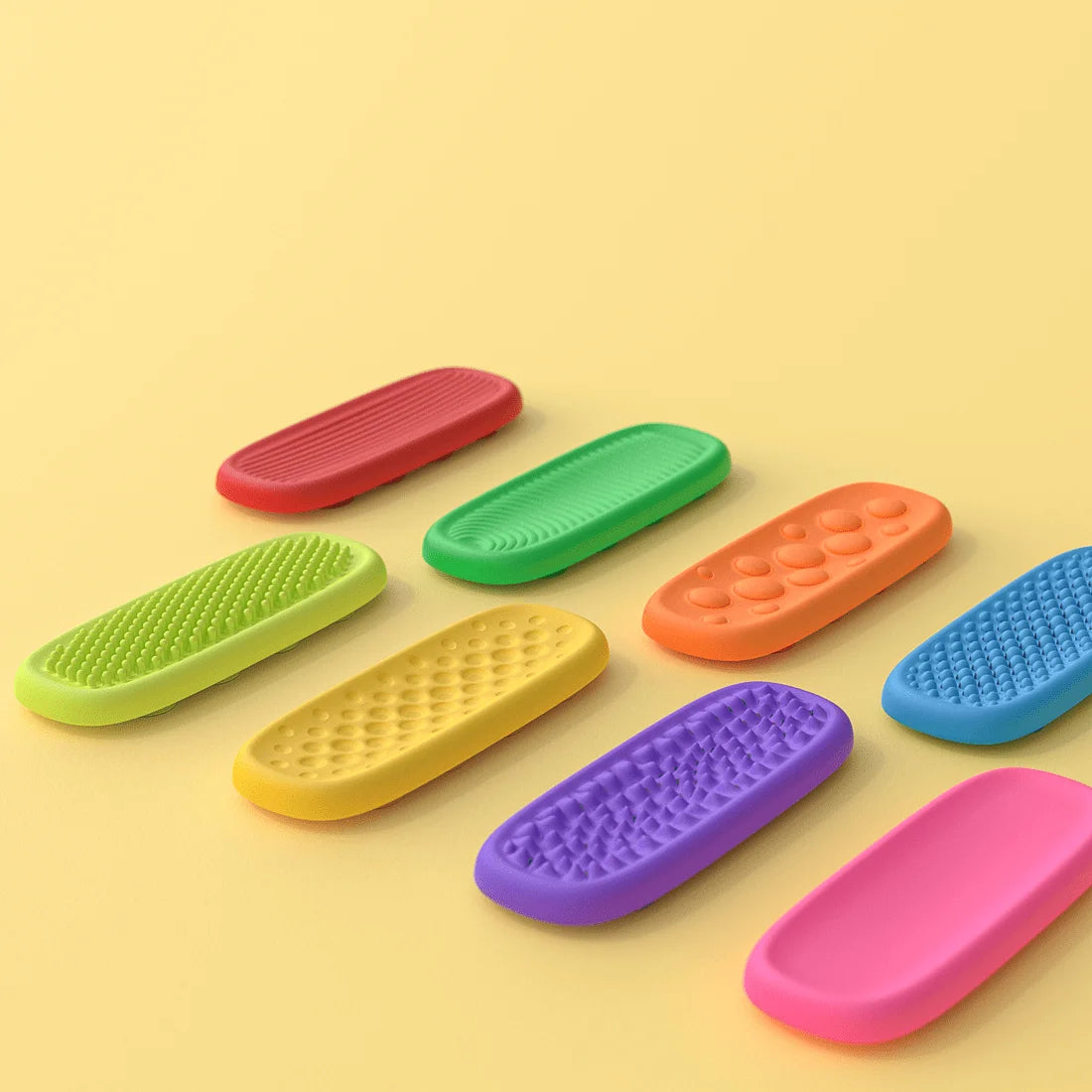 Sensorische Siliconen Fidget Strip – Stressverlichting voor Kinderen & Volwassenen