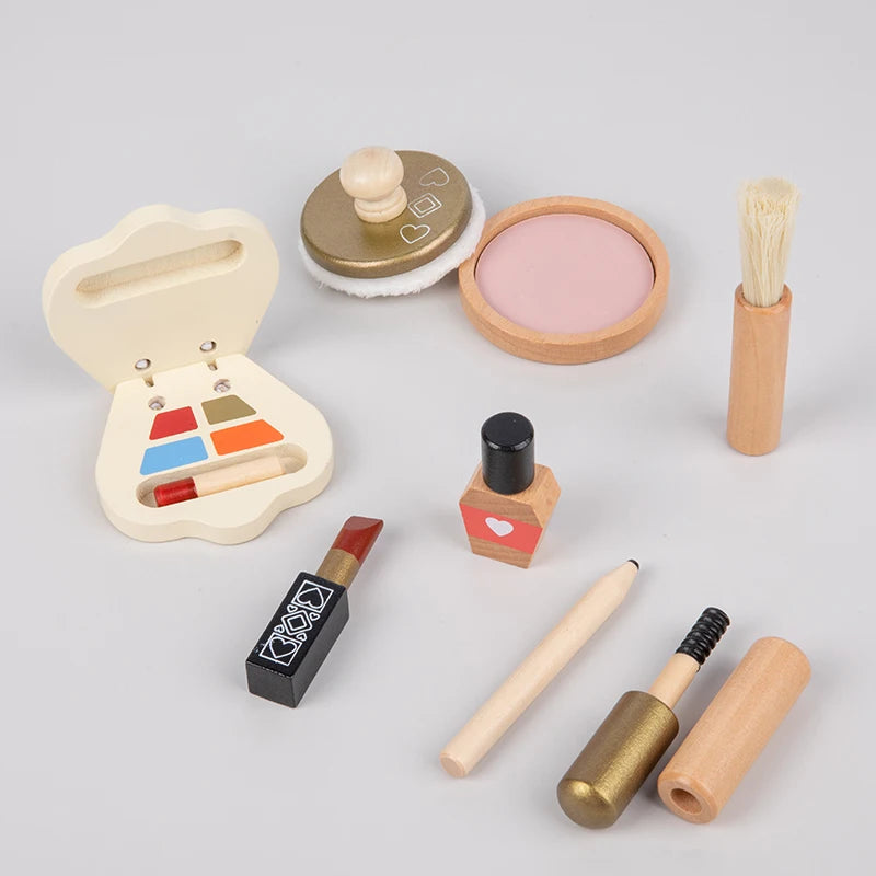 Houten Kapsalon & Make-up Speelset
