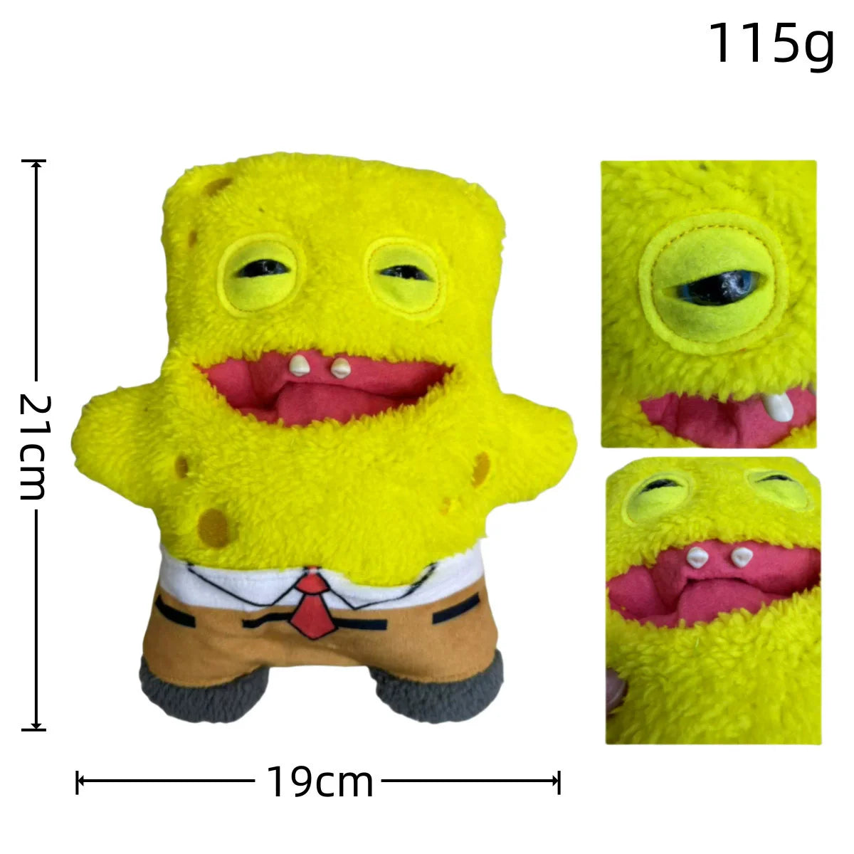 Fuggler SpongeBob & Patrick Knuffel 22cm Grappig Monster Pluche Speelgoed