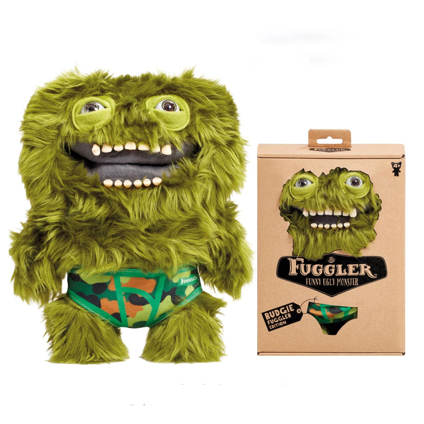 Fuggler Wide Eyed Weirdo Knuffel Grappig Monster Pluche Speelgoed