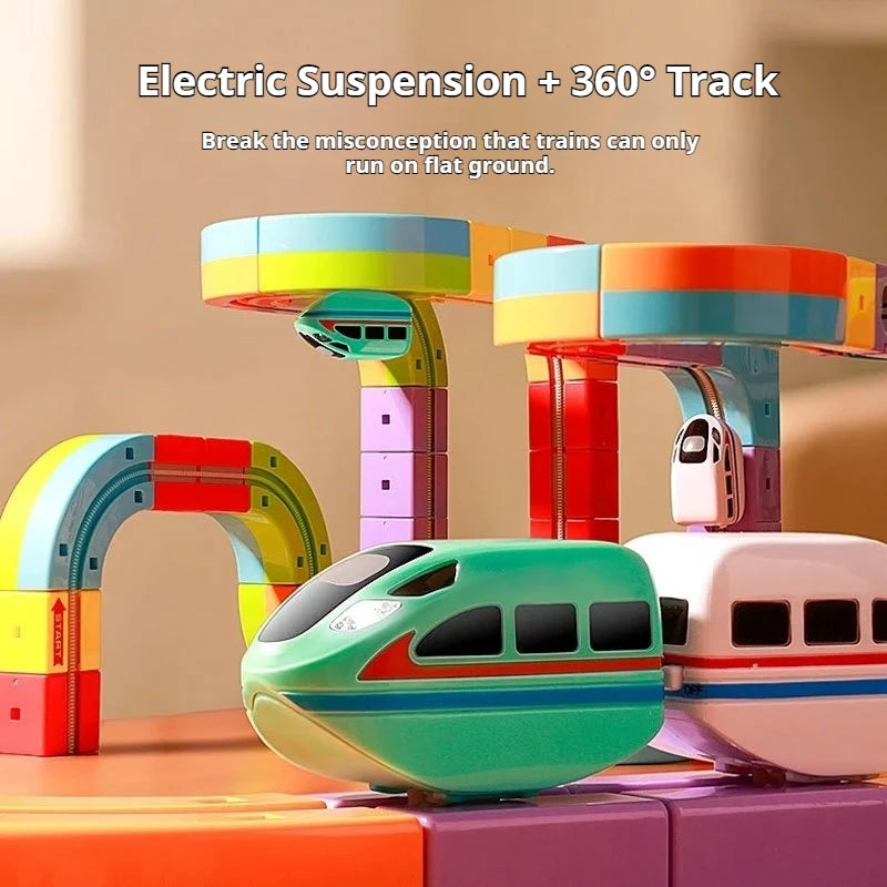Magnetische Treinbaan Set – 3D DIY Bouwspeelgoed voor Kinderen