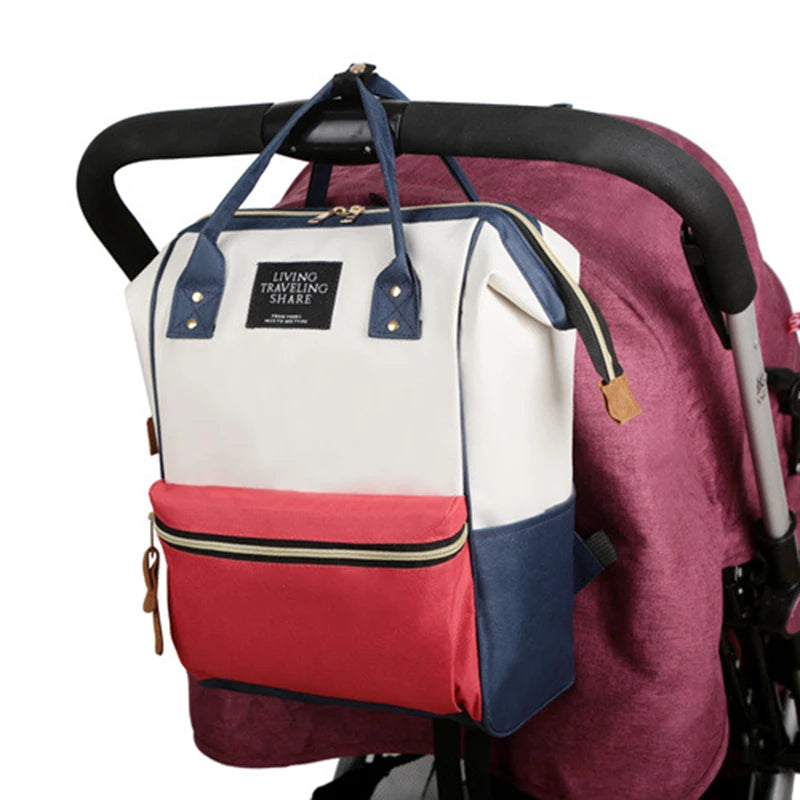 Grote Canvas Luiertas – Multifunctionele Mammy Bag met Thermovak