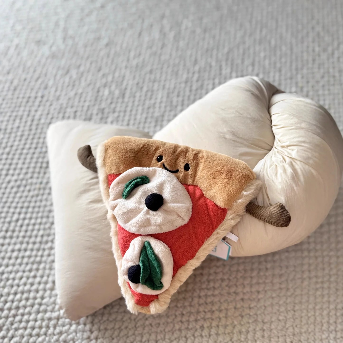 JC Burger Pluche Knuffel – Schattige Zachte Tashanger & Bureaudecoratie (13cm)
